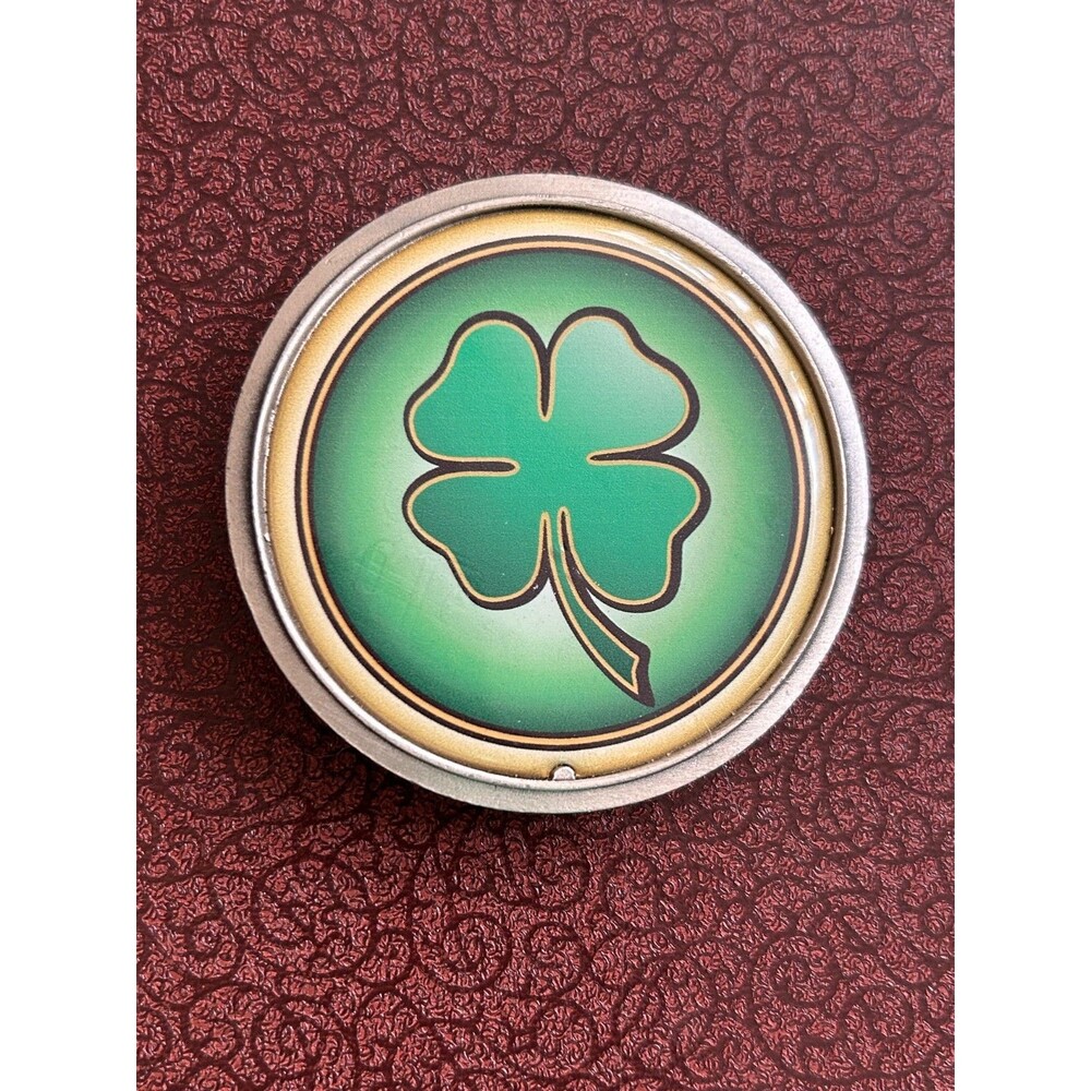 Shamrock 4 Leaf Clover 2004 great American product belt buckle